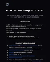 Portada del proceso de research de mercado